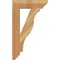 Ekena Millwork Funston Slat Rough Sawn Bracket, Western Red Cedar, 4"W x 18"D x 30"H BKT04X18X30FST06RWR - alternate 2